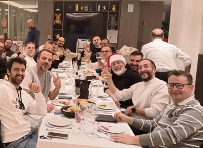 Cena natalizia all'Hotel Relax di San Benedetto del gruppo Padel I guerrieri