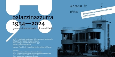 Celebrazioni per il 90° anniversario della Palazzina Azzurra posticipate al 26 settembre