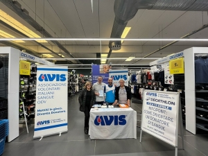 Avis, stand informativo sull&rsquo;importanza della donazione