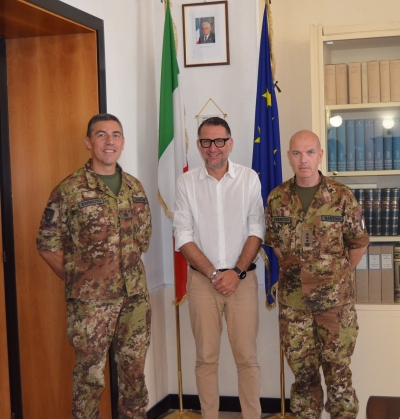 Visita in Provincia dei vertici del Reggimento Piceno