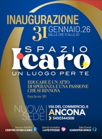 Ad Ancona inaugura Spazio Icaro, nuovo centro per bambini, ragazzi e famiglie