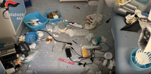 Sospesa l&rsquo;attivit&agrave; di uno studio odontoiatrico ispezionato dai Carabinieri del NAS di Pescara e giudicato in condizioni fatiscenti