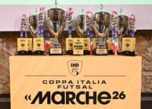 MARCHE 2026, SI ALZA IL SIPARIO SUL MAXI EVENTO NELLA CONFERENZA STAMPA DI ANCONA: I TABELLONI DELLE COPPE ITALIA MASCHILI DI FUTSAL