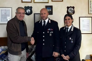 Cintura come laccio emostatico, Carabiniere salva motociclista