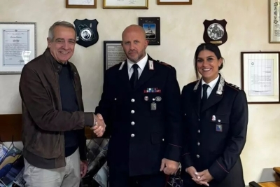 Cintura come laccio emostatico, Carabiniere salva motociclista