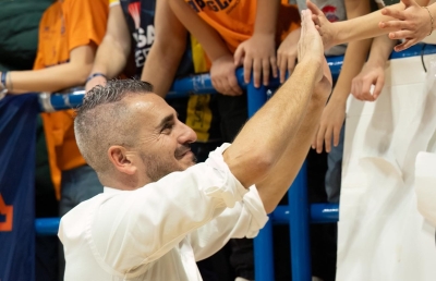 Yuasa Battery, coach Ortenzi post Perugia: “I valori sono diversi, i ragazzi meritano complimenti. Una grande festa di sport al PalaSavelli”