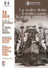 San Benedetto, mercoled&igrave; 24 luglio nella Cattedrale si terr&agrave; una conferenza intitolata LA NOSTRA STORIA, IL NOSTRO CUORE, LA NOSTRA PASSIONE