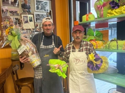 Ad Ascoli Piceno  Uova e colombe per tutti i gusti, i pasticceri: 