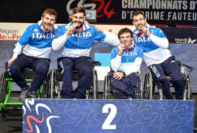 Il fermano Michele Massa conquista l&rsquo;argento nella Spada maschile con la squadra Azzurra