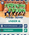 H.C.Monteprandone Under 16 da trasferta: Falconara piegato per 43 a 31