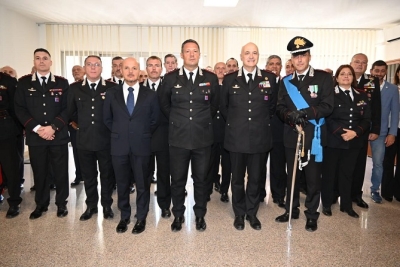 Visita di saluto del Generale Neosi al Comando Provinciale Carabinieri di Teramo