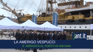 La Amerigo Vespucci &egrave; arrivata stamane nelle Marche