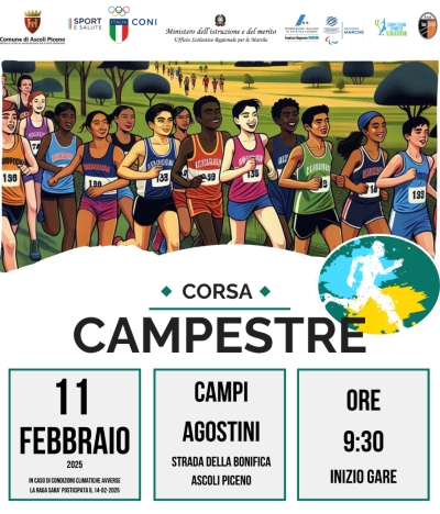 Fase provinciale Atletica leggera campestre – Campi Agostini (Ascoli Piceno)