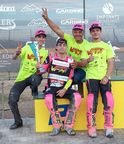 CAMPIONATO ITALIANO FLAT-TRACK VINTO DA CORRADETTI, TERZO BOSSETTI (VFR RACING)