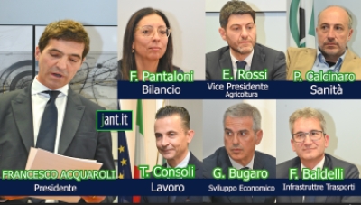 PRESENTATA LA NUOVA GIUNTA DELLA REGIONE MARCHE