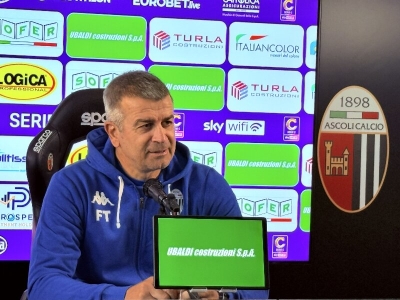Ascoli Calcio - Mister Tomei alla vigilia del Gubbio: 
