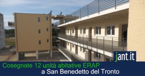 CONSEGNATI 12 APPARTAMENTI ERAP A SAN BENEDETTO DEL TRONTO