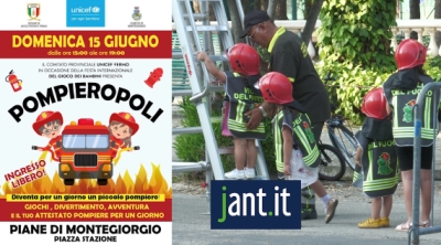 Arriva Pompieropoli a Piane di Montegiorgio