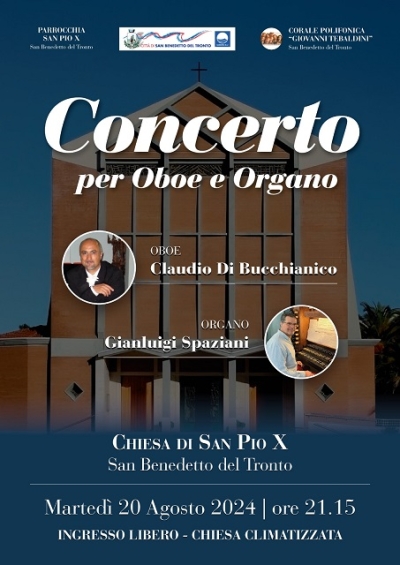 Concerto per oboe e organo a San Pio X
