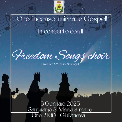 Un concerto Gospel da non perdere domani sera, nel santuario di Santa Maria a Mare a Giulianova
