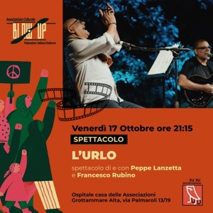 A Grottammare lo spettacolo "L'urlo" con Lanzetta e Rubino