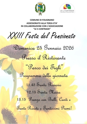 Torna a Folignano la storica &ldquo;Festa del Pensionato&rdquo;