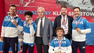 Il fermano Michele Massa oro mondiale nella Scherma paralimpica a squadre