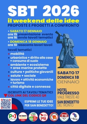 Il Week End delle Idee. Proposte &amp; Progetti a confronto per #SanBenedettodelTronto