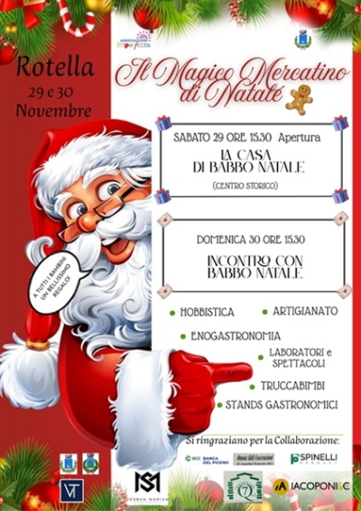 Torna a Rotella il “Magico mercatino di Natale”