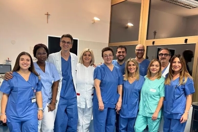 Ascoli, prima gastro-entero anastomosi per via ecoendoscopica