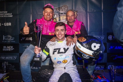 SAMMY HALBERT (VFR RACING) VINCE ANCORA NEL MONDIALE FLAT-TRACK IN INGHILTERRA