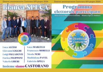 Intervista alla candidata a sindaco di Castorano Bianca Speca