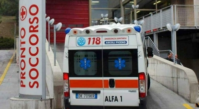 Ascoli Piceno - Incidente al bivio di Mozzano, due le persone ferite