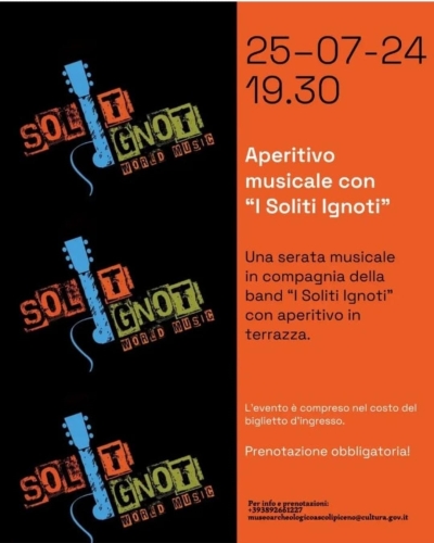 Il Museo archeologico si illumina il 25 luglio con la musica della band 
