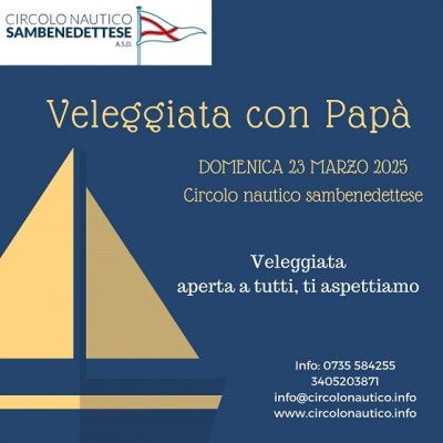 Al CNS torna la “Veleggiata con papà”