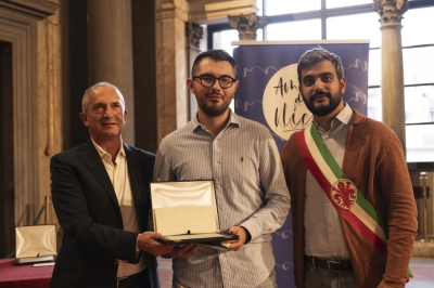 Ascoli Piceno - Il poeta ascolano Davide Colletta premiato a Palazzo Vecchio di Firenze