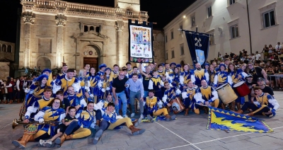 Ascoli Piceno - Porta Solestà vince il Palio degli sbandieratori e dei musici