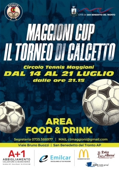 Sul centrale del CT Maggioni da domani il torneo di calcetto