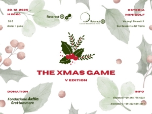 &ldquo;The Xmas Game&rdquo;: arriva la quinta edizione della cena di Natale di beneficenza del Rotaract Club di San Benedetto