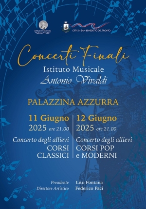 San Benedetto, l&rsquo;11 e 12 giugno il saggio finale degli studenti del &ldquo;Vivaldi&rdquo;