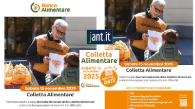 SABATO 15 NOVEMBRE, IN TUTTA ITALIA, LA 29^ GIORNATA NAZIONALE DELLA COLLETTA ALIMENTARE