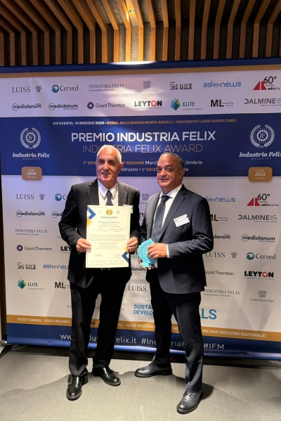 Tekneko tra le grandi imprese più competitive del centro Italia: un premio al successo imprenditoriale