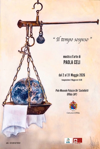 Offida - “Il tempo sospeso”: la mostra personale di Paola Celi a Palazzo De’ Castellotti