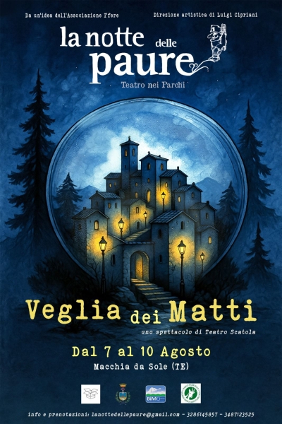 A Macchia da Sole di Valle Castellana torna “La Notte delle Paure”, il programma