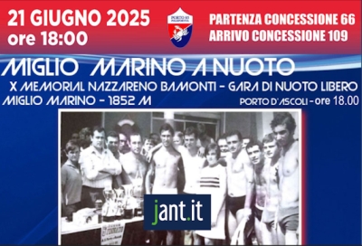 Tutto è pronto per l'edizione 2025 del “Miglio Marino – X Memorial Nazzareno Bamonti”