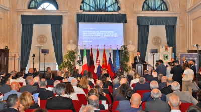 VERSO UNA NUOVA GOVERNANCE CONDIVISA PER IL MARE ADRIATICO: &ldquo;SOSTENIBILIT&Agrave;, INNOVAZIONE E COOPERAZIONE NELLA BLUE ECONOMY&rdquo;