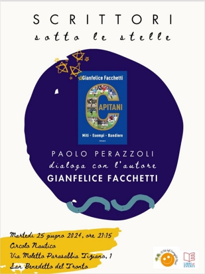Martedì 21 giugno presentazione del libro di Gianfelice Facchetti 