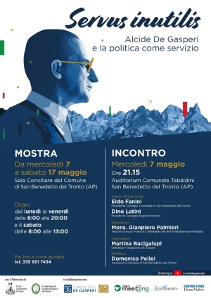 Mostra &ldquo;Servus Inutilis &ndash; Alcide De Gasperi e la politica come servizio&rdquo;