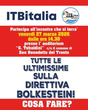Venerd&igrave; 27 marzo presso l'Auditorium Tebaldini incontro-dibattito sulla direttiva Bolkestein