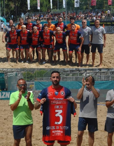 L'Happy Car Samb conclude la stagione con una sconfitta per 2-6 contro il Napoli: i rossoblù si classificano al 6° posto. La San Beach Arena omaggia Miceli per l'addio al Beach Soccer